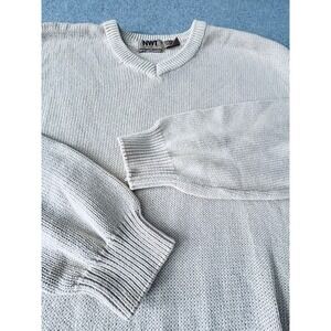 Vintage Northwest Territory Naturals Mens Large Sweater 100% Cotton Pullover